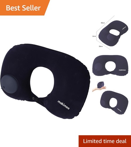 Travel inflatable neck pillow - travel,
