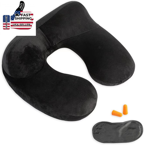 Inflatable travel pillow neck - travel, pillow,